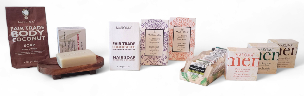  Maroma body and hair soaps are moisturizing...