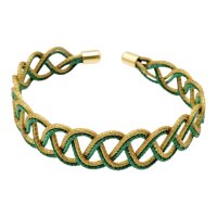 Armband Cáceres grün-gold