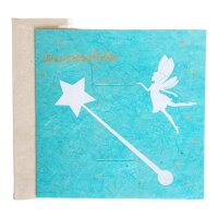 money gift card fairy mixed colors
