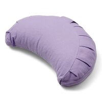 meditation cushion halfmoon basic lavender